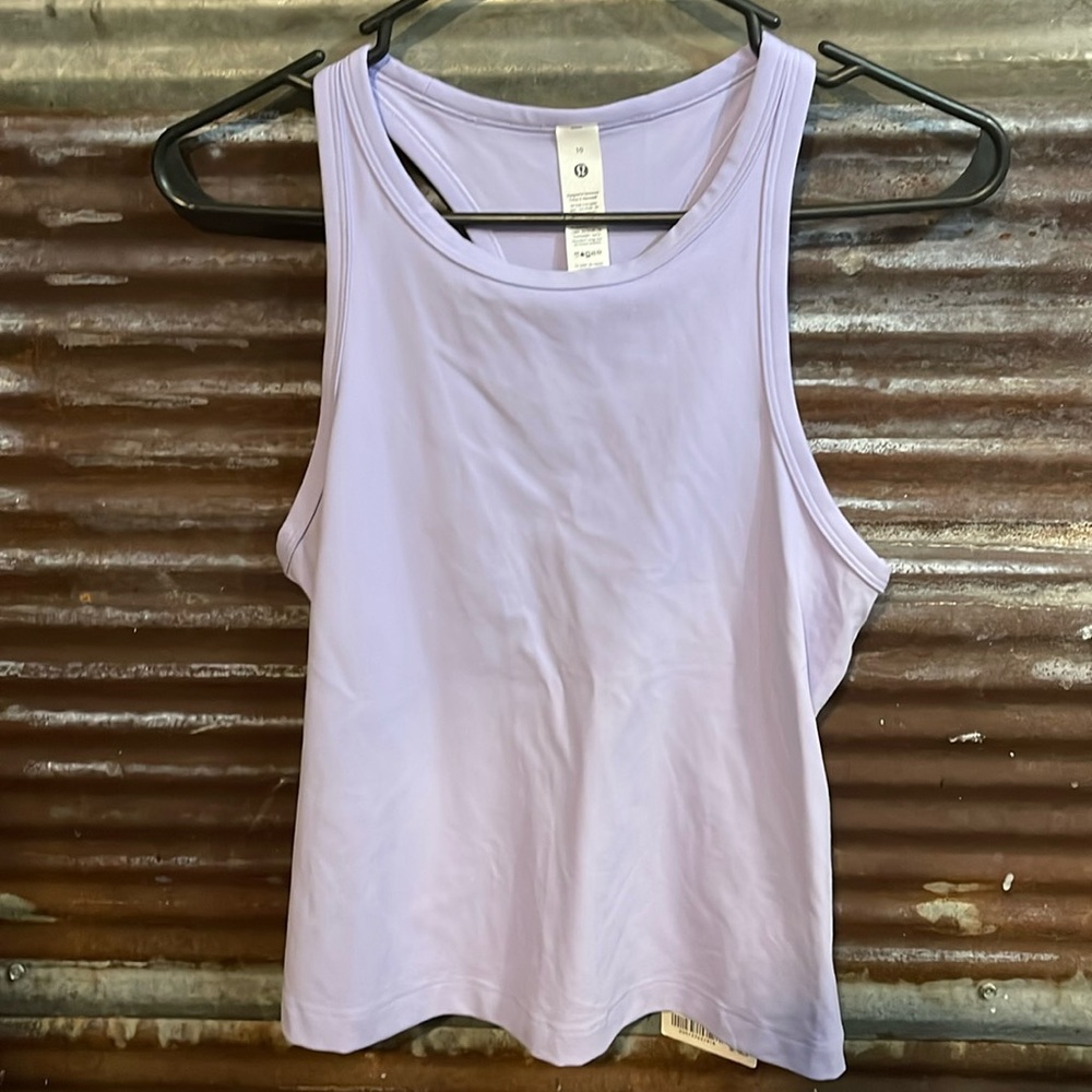 NWT Lululemon align waist length razorback size 10